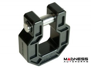 Ford Bronco Billet D-Ring - Royal Show Shackle - Aluminum - Black - Single